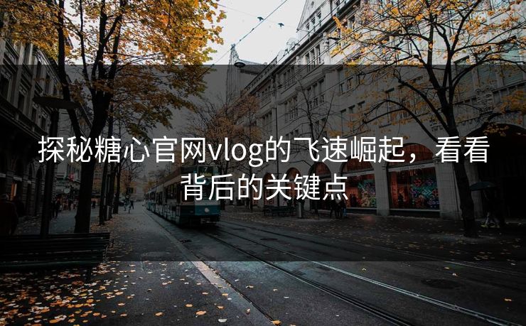 探秘糖心官网vlog的飞速崛起，看看背后的关键点